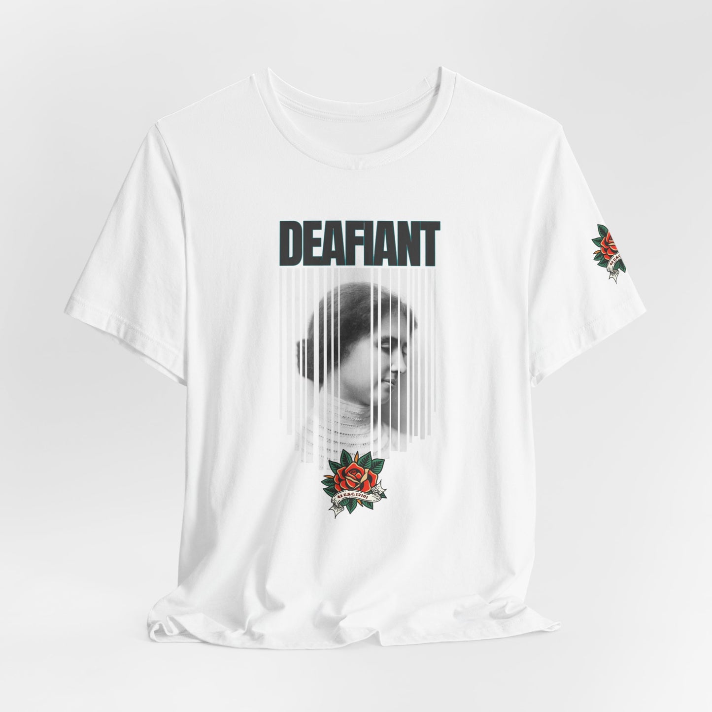 The Legacy Tee – Helen Keller x DEAFIANT | Title 42 Edition | Unisex Jersey Short Sleeve Shirt