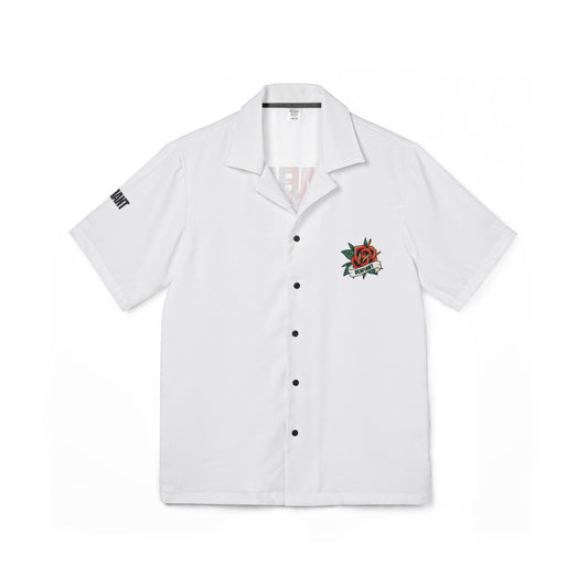 DEAFIANT Island Rebel Men's Hawaiian Camp Shirt