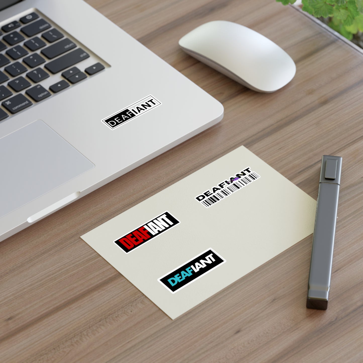 DEAFIANT - Stick it To Silence Sticker Sheet - Unique Wall Decor, Laptop Accessories, Gift for Teens, DIY Projects, Sure to Inspire!