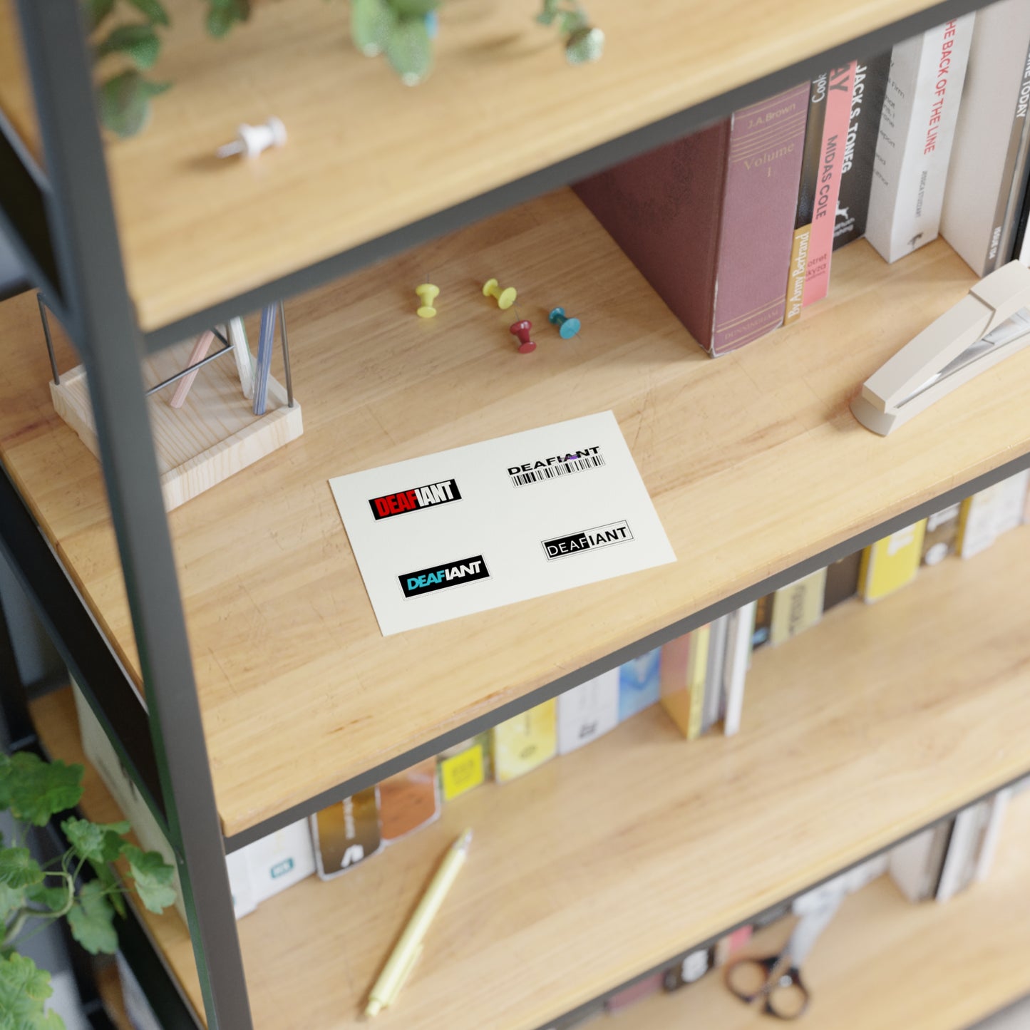 DEAFIANT - Stick it To Silence Sticker Sheet - Unique Wall Decor, Laptop Accessories, Gift for Teens, DIY Projects, Sure to Inspire!