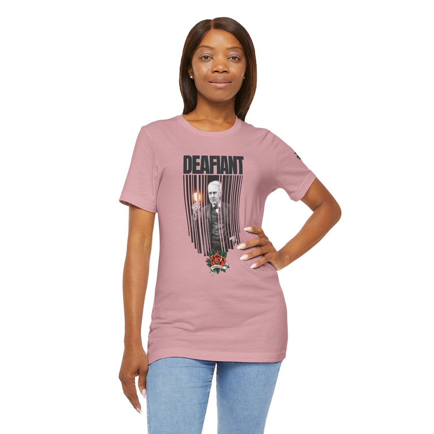 The Innovator Tee – Thomas Edison x DEAFIANT | Title 42 Edition| Unisex Jersey Tee