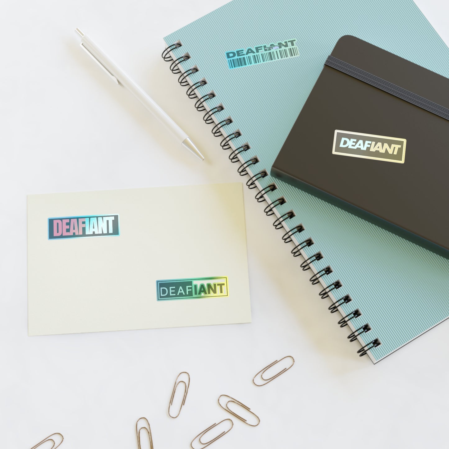 DEAFIANT - Stick it To Silence Sticker Sheet - Unique Wall Decor, Laptop Accessories, Gift for Teens, DIY Projects, Sure to Inspire!