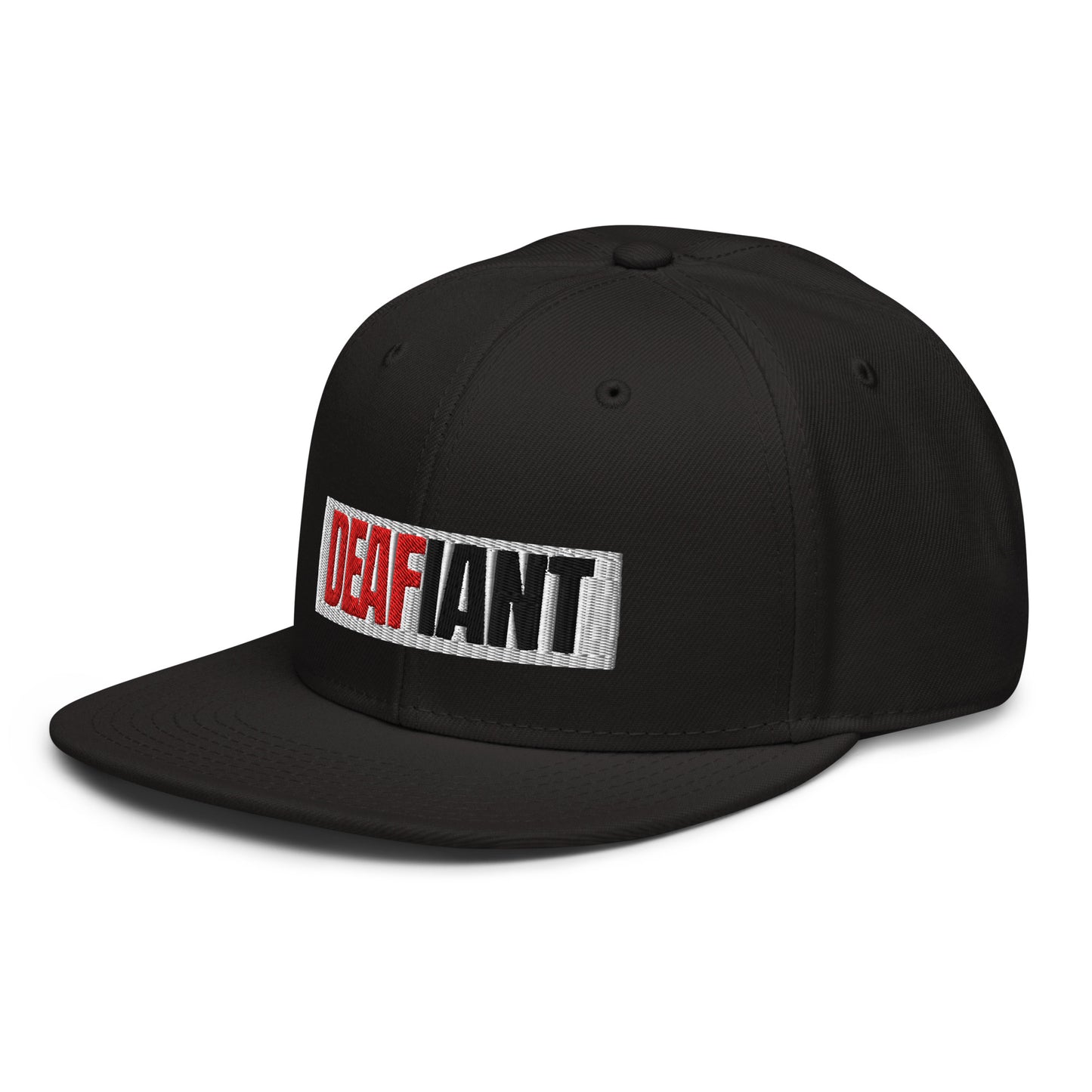 DEAFIANT High Silence | structured flat bill hat
