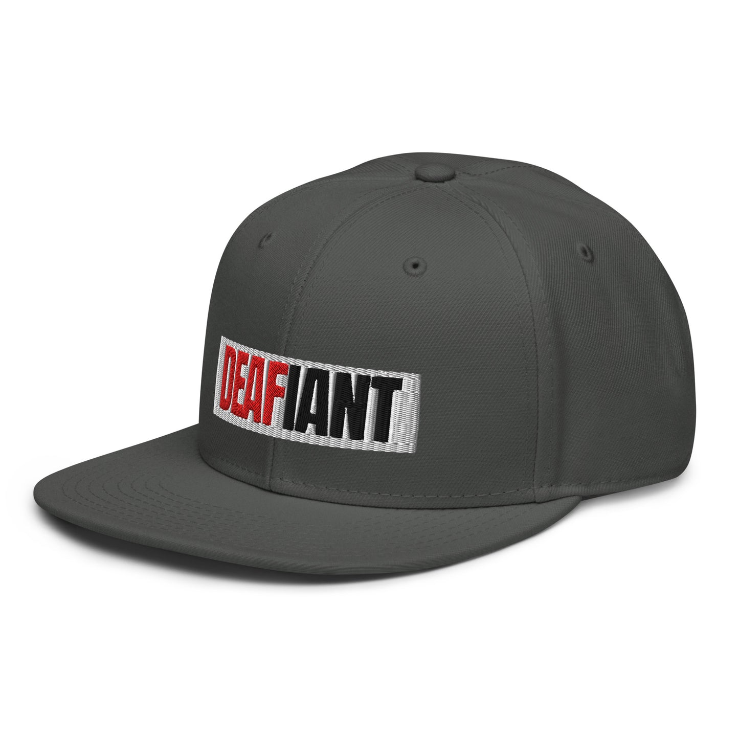 DEAFIANT High Silence | structured flat bill hat