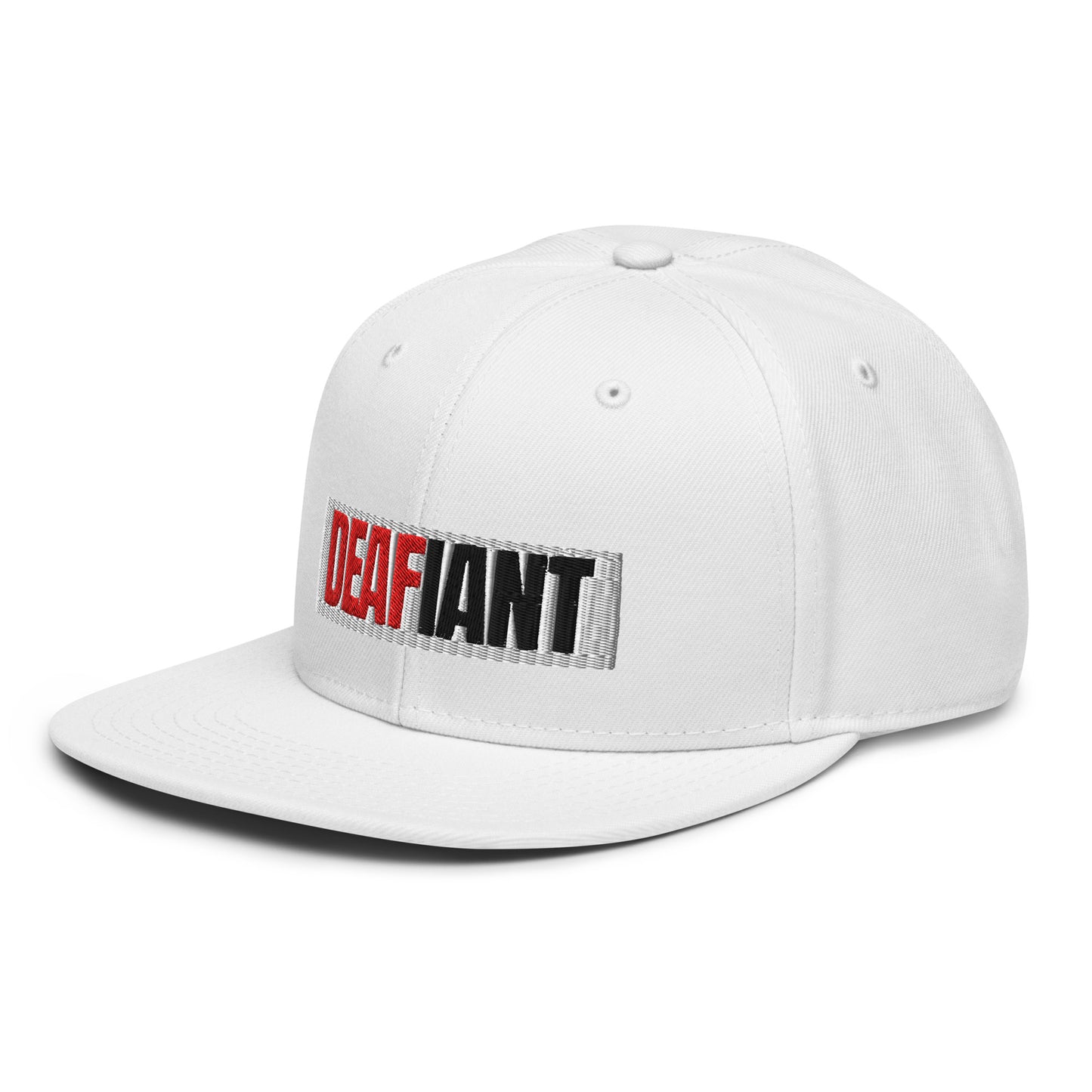 DEAFIANT High Silence | structured flat bill hat